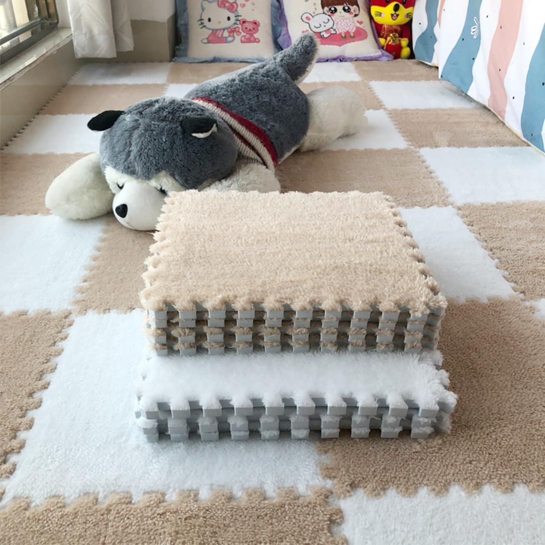 ★起毛ジョイントマット 大判 もこもこ 30x30x厚さ1cm 10枚組 Amazon.co.jp: OEESYA 起毛 ジョイントマット 大判 厚手 35mm